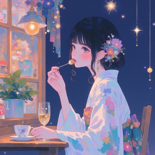 LoFi Treats After Midnight - 夜甘味処のとろける深夜便