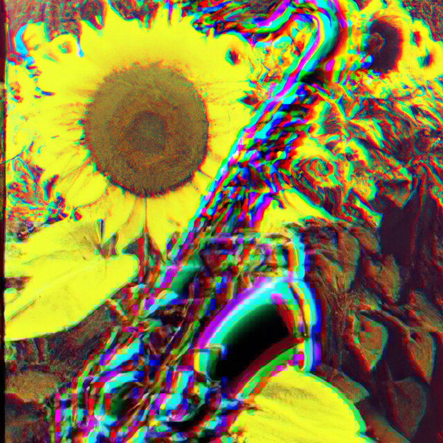Saxophone Sunflower Dream