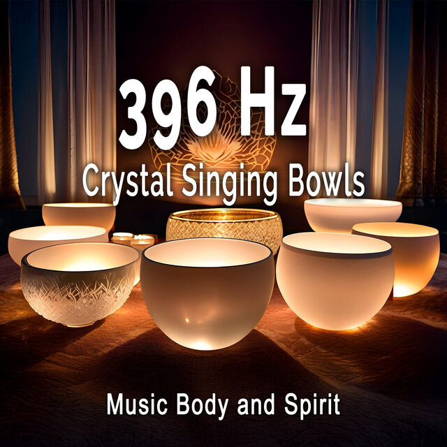 396 Hz Crystal Singing Bowls