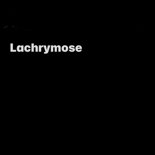Lachrymose