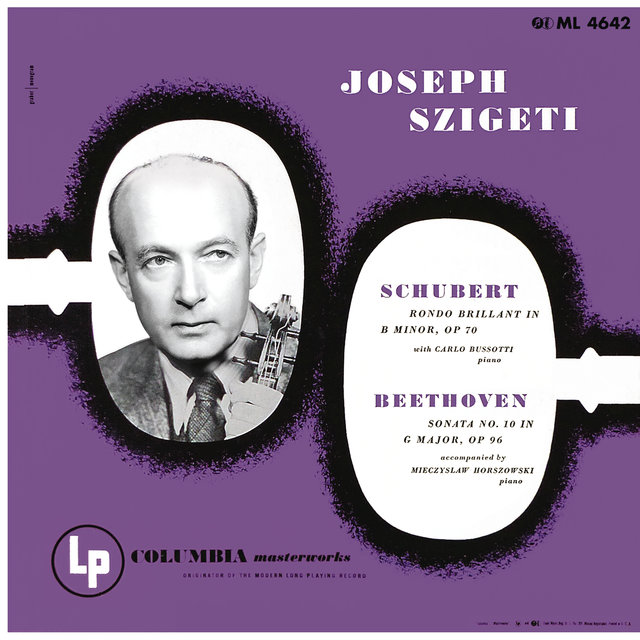 Schubert: Rondo for Violin and Piano, D. 895 & Violin Sonata