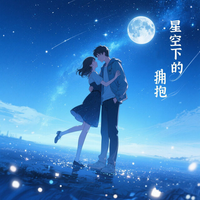星空下的拥抱