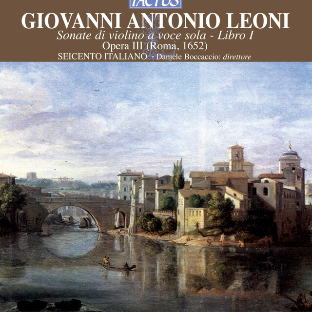 Leoni: Sonate di violino a voce sola, Libro I