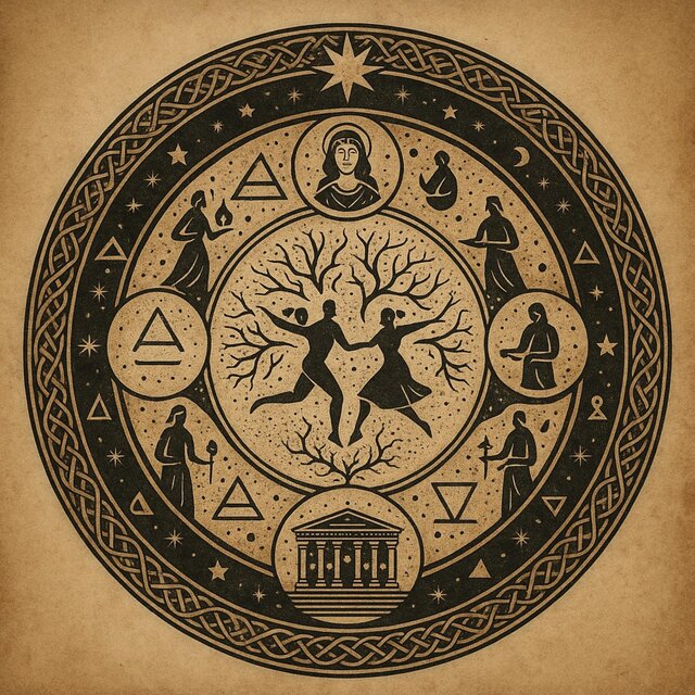 Slow folk meditative