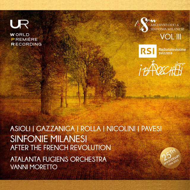 SINFONIE MILANESI AFTER THE FRENCH REVOLUTION