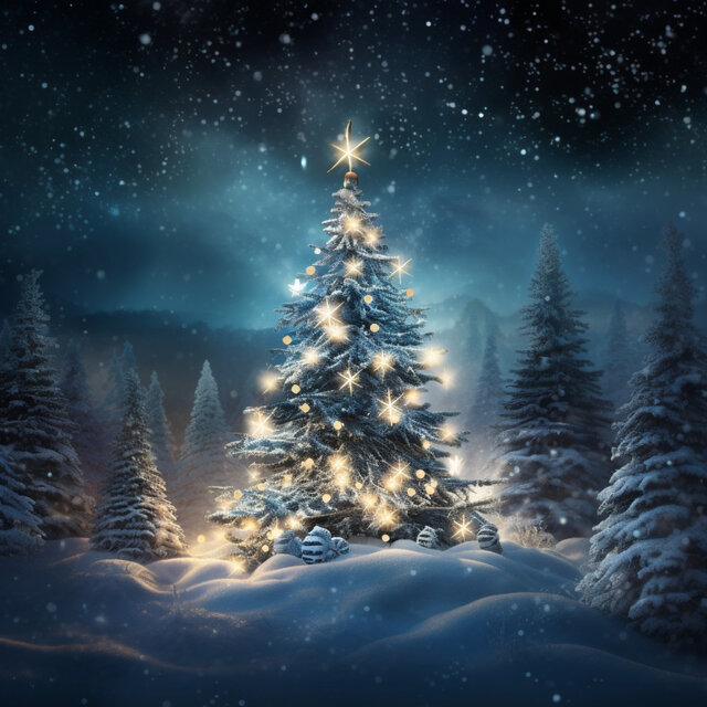 Golden Tidings: A Radiant Christmas Music Tale