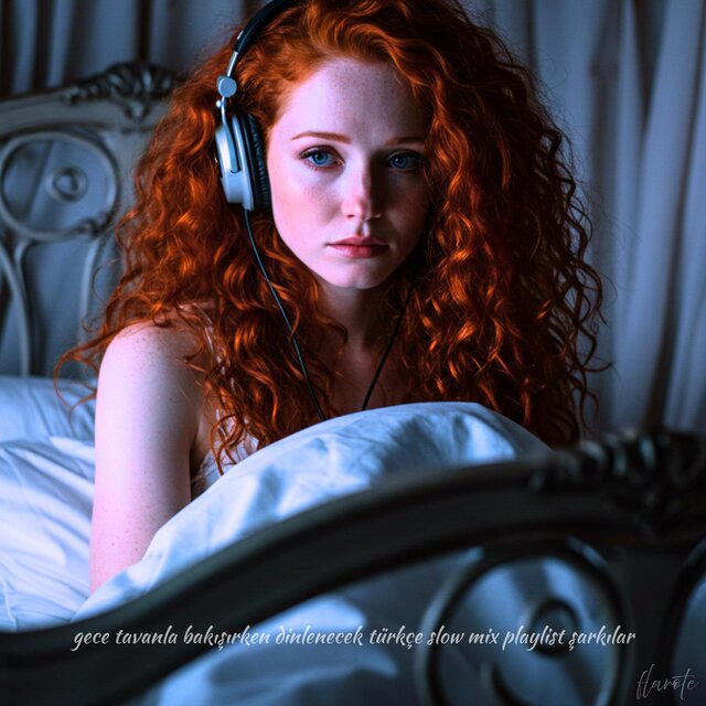 gece tavanla bakışırken dinlenecek türkçe slow mix playlist şarkılar