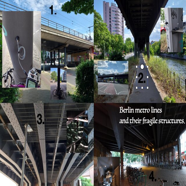 Berlin metro lines and their fragile structures.