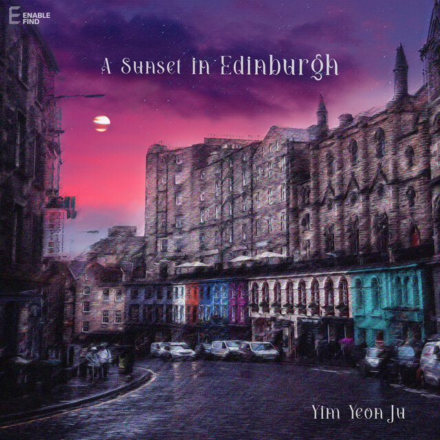 A Sunset in Edinburgh