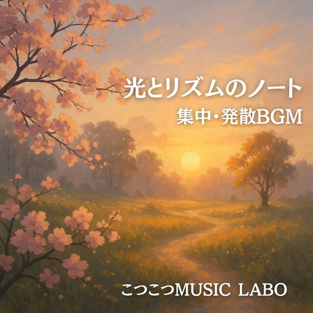 光とリズムのノート　集中・発散BGM
