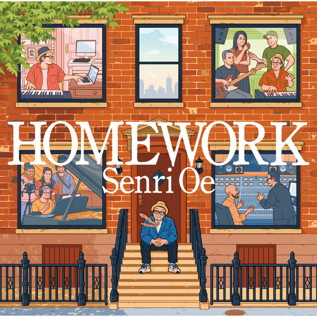 Cover art for album HOMEWORK by Senri Oe