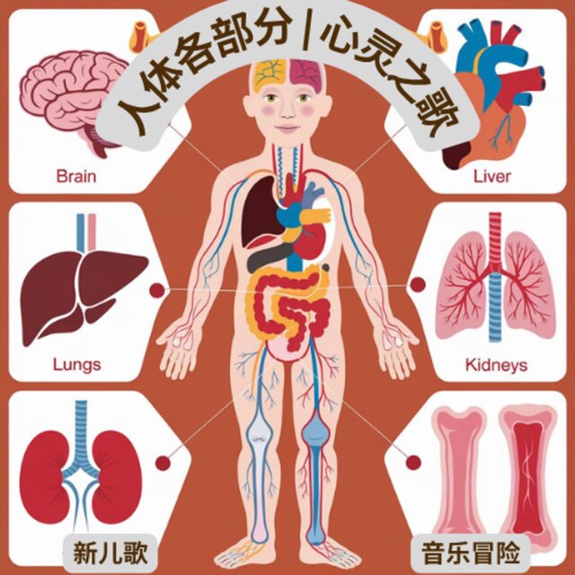 人体各部分  |  心灵之歌  –  新儿歌