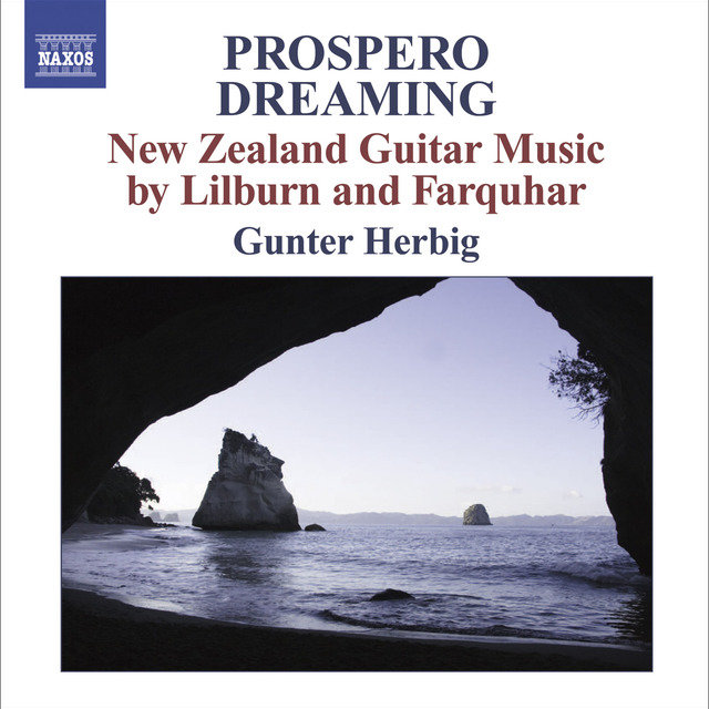 Cover art for album Prospero Dreaming - New Zealand Guitar Music, Vol. 1 by Gunter Herbig