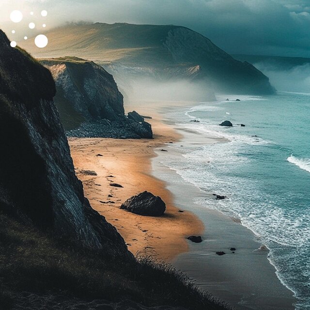 Coastal Cliff Serenity
