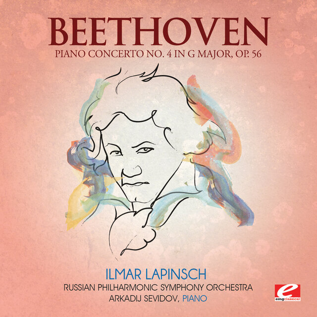 Cover art for album Beethoven: Piano Concerto No. 4 in G Major, Op. 56 (2013 Remastered Version) by Ilmar Lapinsch, Russian Philharmonic Symphony Orchestra, Arkadij Sevidov