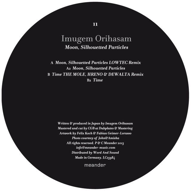 Cover art for album Moon, Silhouetted Particles by Imugem Orihasam