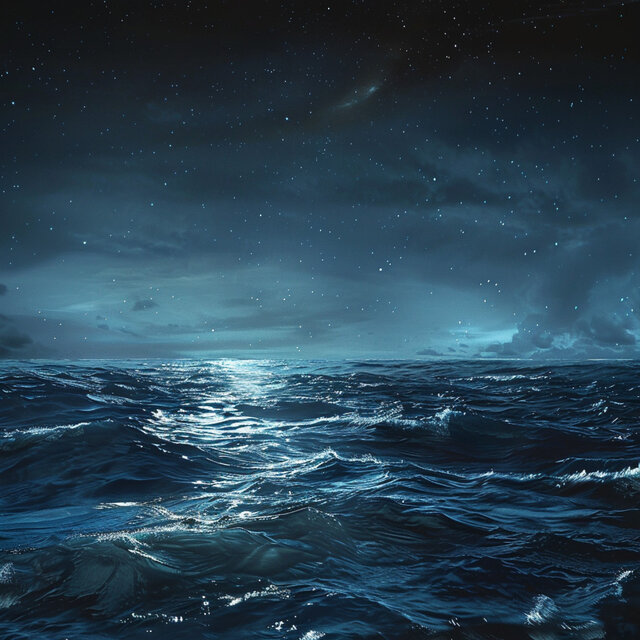 Deep Sleep Ocean: Nighttime Waves for Restful Slumber