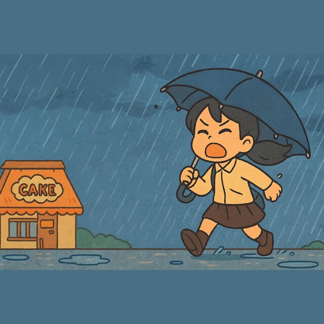 Even in a Typhoon, I Have to Go Buy Sweets!