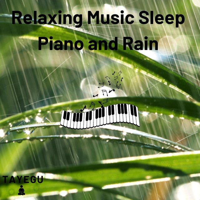 Relaxing Music Sleep Piano and Rain 1 Hour Relaxing Nature Ambient Yoga Meditation Sound For Sleep or Study