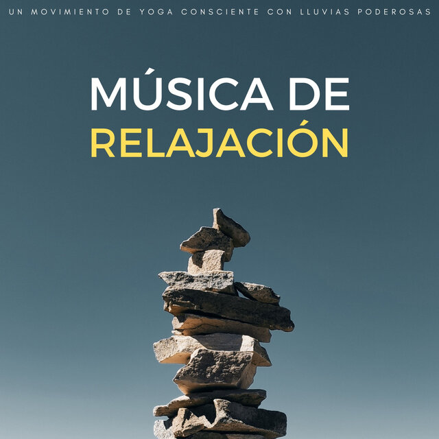 Música De Relajación: Un Movimiento De Yoga Consciente Con Lluvias Poderosas