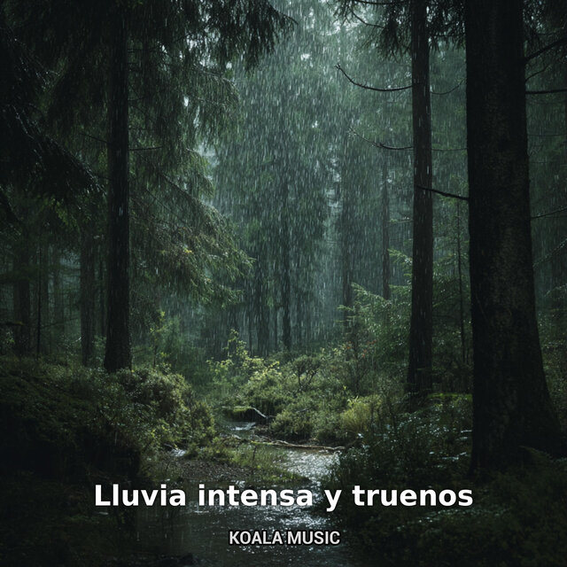 Lluvia intensa y truenos