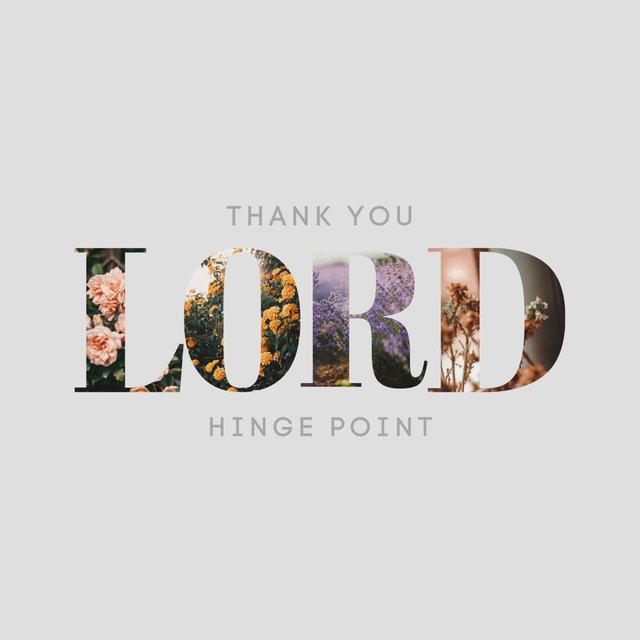 Thank You Lord