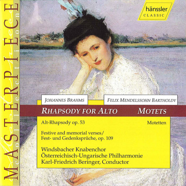 Brahms: Rhapsody for Alto - Mendelssohn: Motets