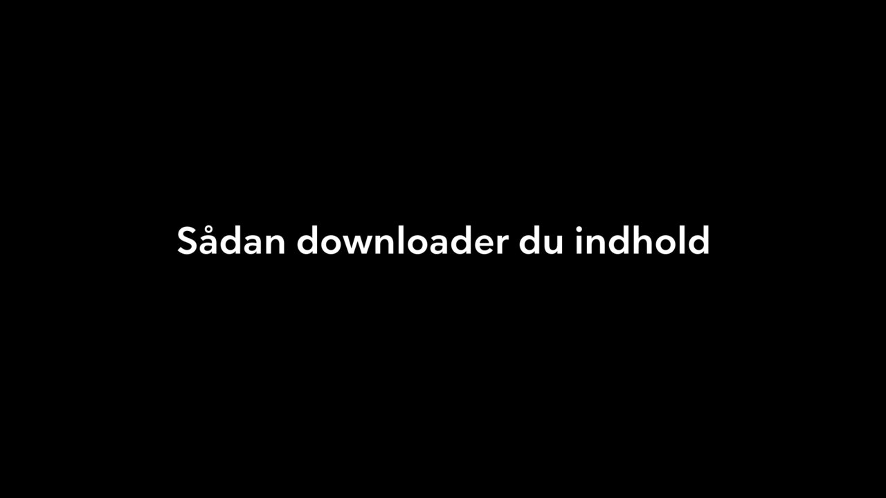 Sådan gør du indhold offline