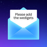Please Add the Wedigets