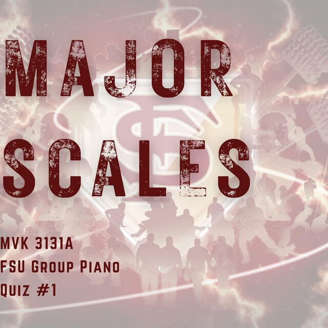 Major Scales MVK3131A Group Piano