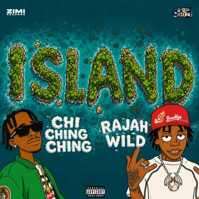 Cover art for album Island by RajahWild, Chi Ching Ching, Zimi