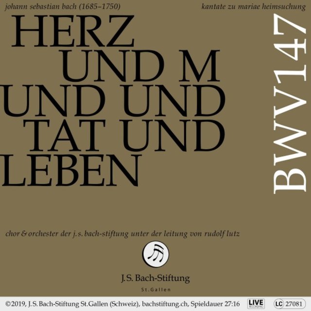 Bachkantate, BWV 147 - Herz und Mund und Tat und Leben (Live)