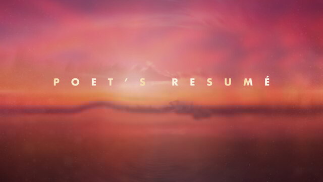 Poet’s Resumé (Lyric Video)