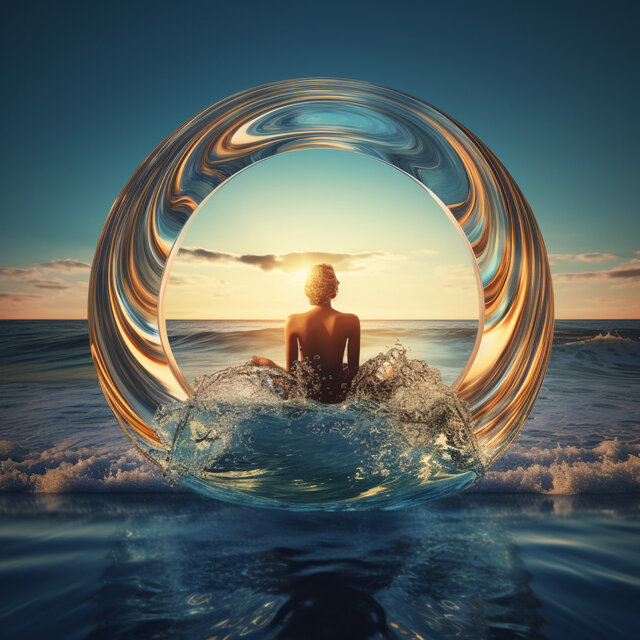 Focus Depths: Binaural Ocean Cadence