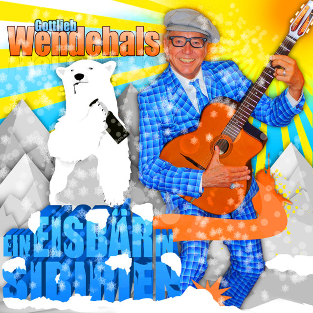 Ein Eisbär in Sibirien