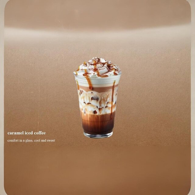 caramel iced coffee