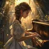 Elegancia De Viaje De Piano