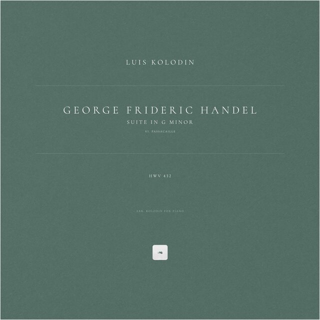 Suite in G Minor, HWV 432: VI. Passacaille (Arr. Kolodin for Piano)