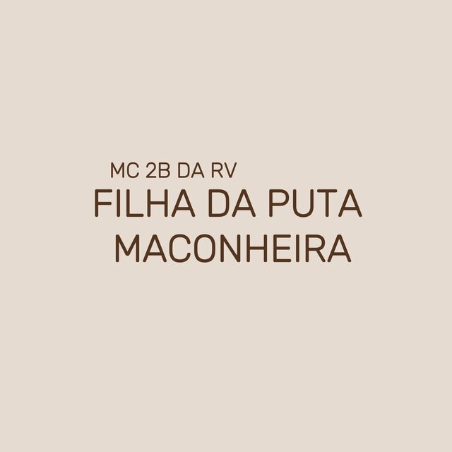 Filha da Puta Maconheira