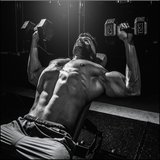 Gym and Fitness Health Motivation Discipline and Muscle Strength Work Olympic Bodybuilder Strength