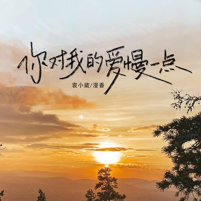 你對我的愛慢一點