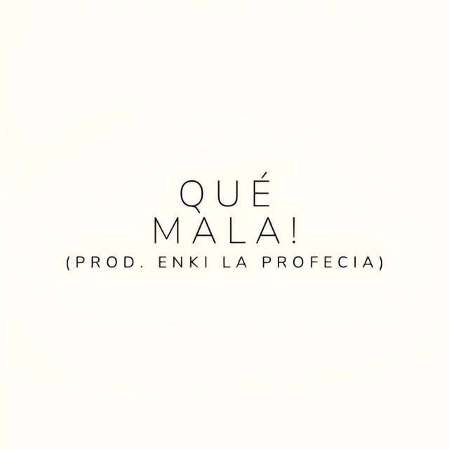 QUÉ MALA! (feat. Enki La Profecia)