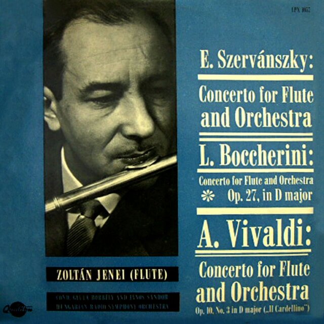 Vivaldi / Boccherini / Szervánszky: Flute Concertos
