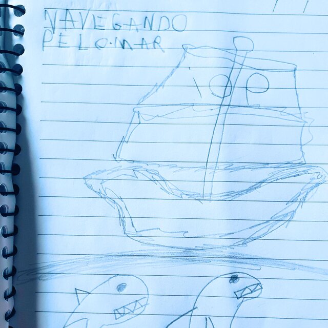 navegando pelo mar