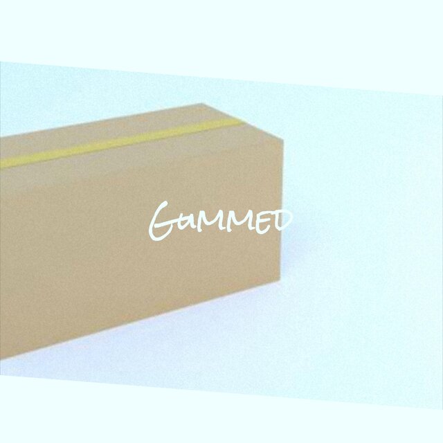 Gummed