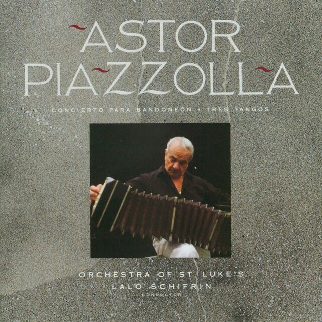 Cover art for album Concierto Para Bandoneon/Tres Tangos by Astor Piazzolla