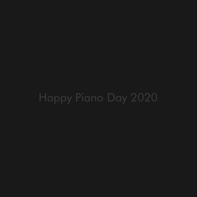 Not A Fault (A Sketch For Piano Day 2020)