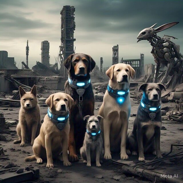 Los gatos y perros reyes del mundo (Musica hecha con IA por SUNO Remix)
