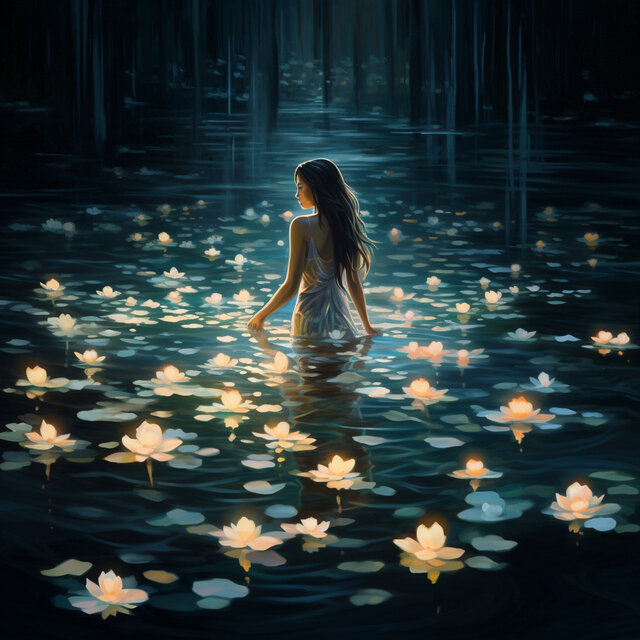 Lullaby of the Tide: Enchanting Binaural Melodies for Drifting Away