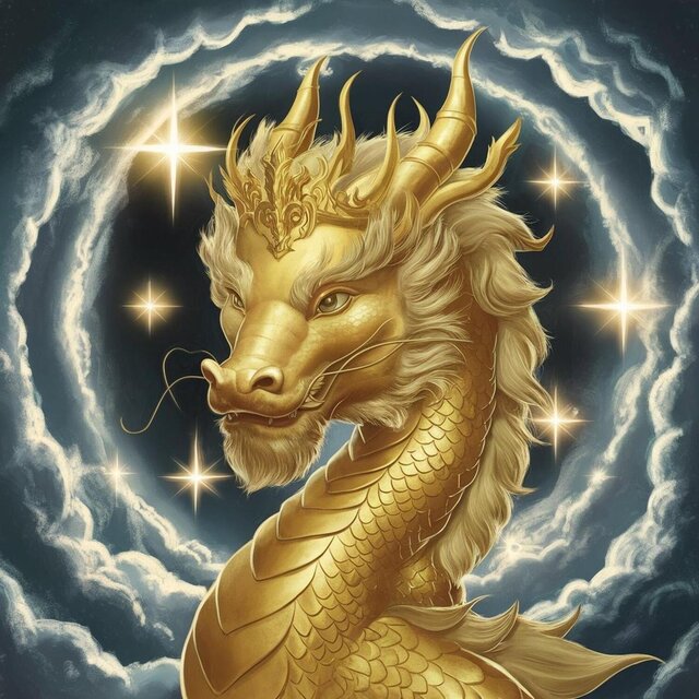Golden Dragon God